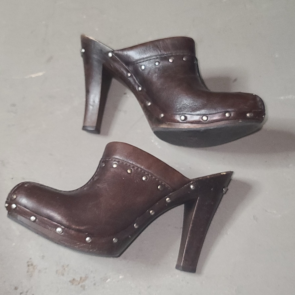 Michael Kors Brown Mules